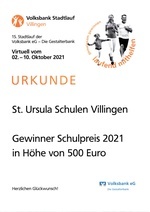 Urkunde Stadtlauf